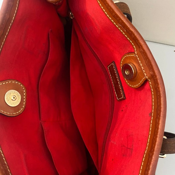 Dooney & Bourke Black Pebble Leather Expandable Tote - Picture 12 of 16